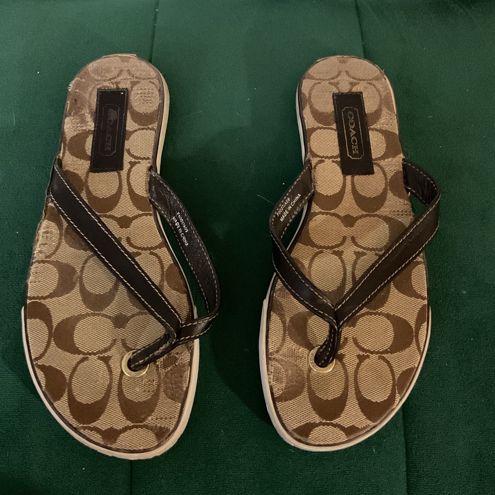 Coach Flip Flops